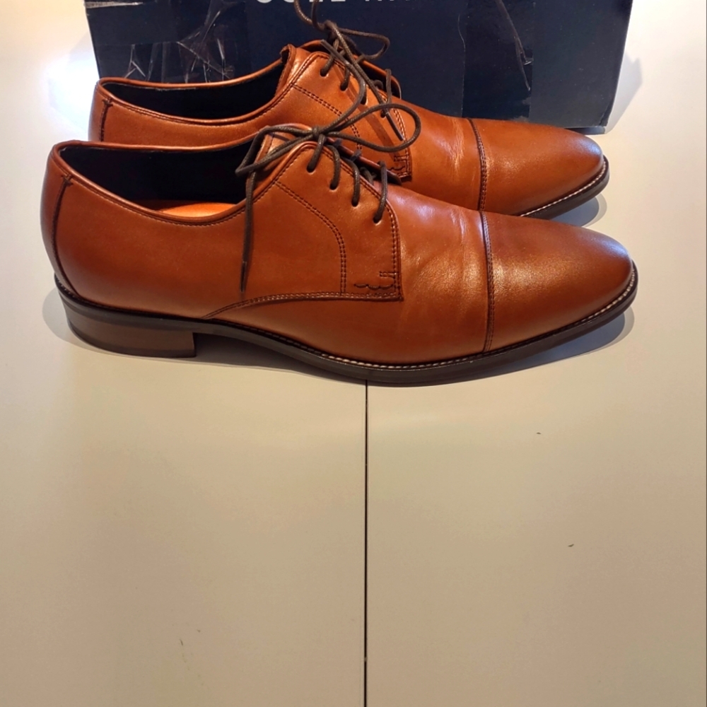 Men's Brown Leather Dress Shoes